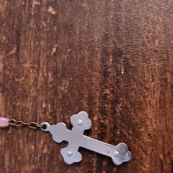 Vintage Pink Rosary - Picture 4 of 6
